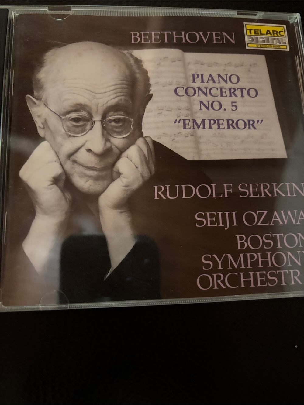 Beethoven: Piano Concerto No. 5 "Emperor" - Rudolf Serkin / Seiji Ozawa (Telarc)